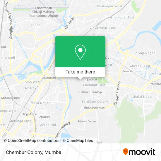 Chembur Colony map