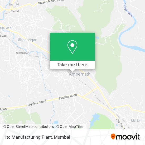 Itc Manufacturing Plant map