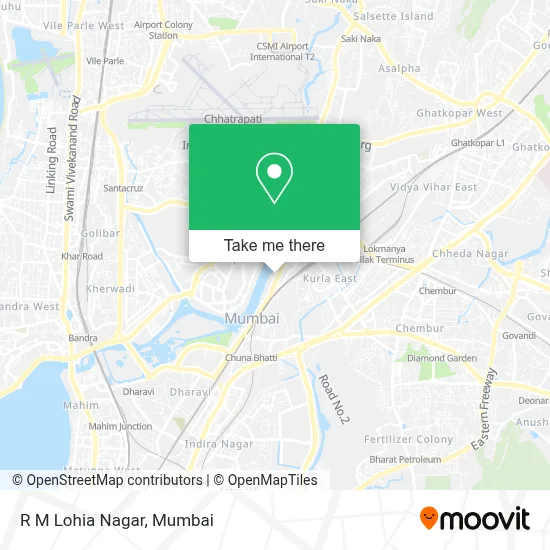 R M Lohia Nagar map