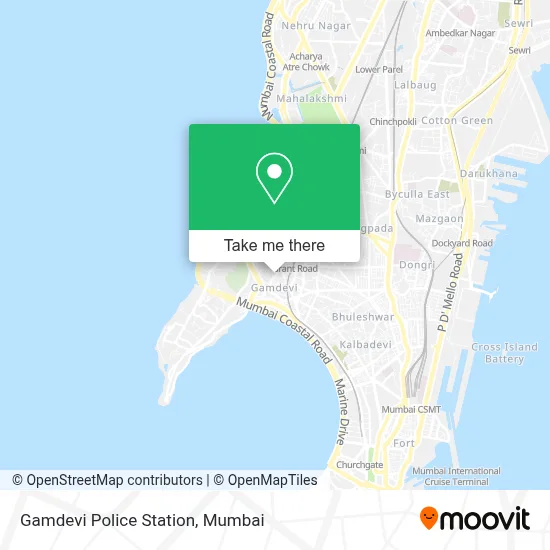 Gamdevi Police Station map
