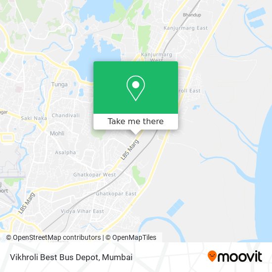 Vikhroli Best Bus Depot map