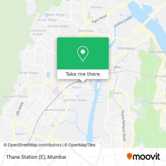 Thane Station (E) map