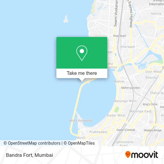 Bandra Fort map