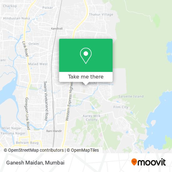 Ganesh Maidan map