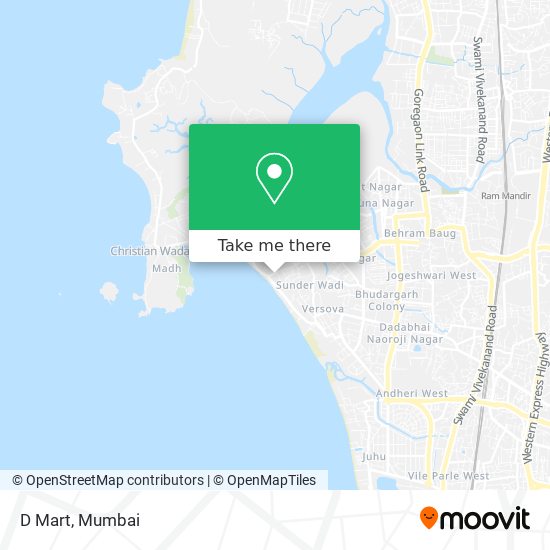 D Mart map