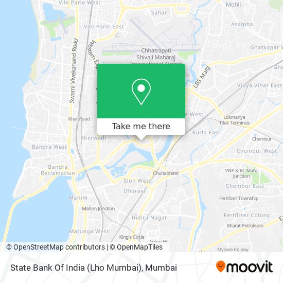 State Bank Of India (Lho Mumbai) map