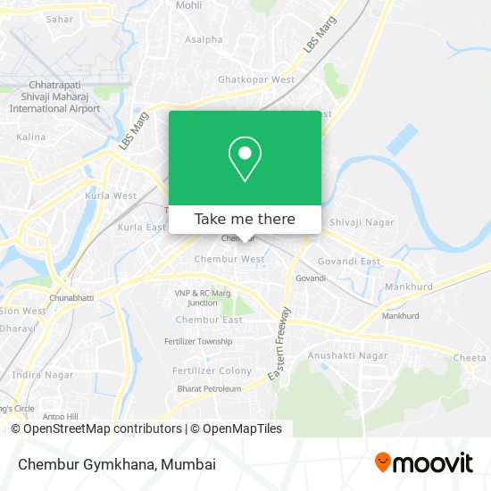 Chembur Gymkhana map