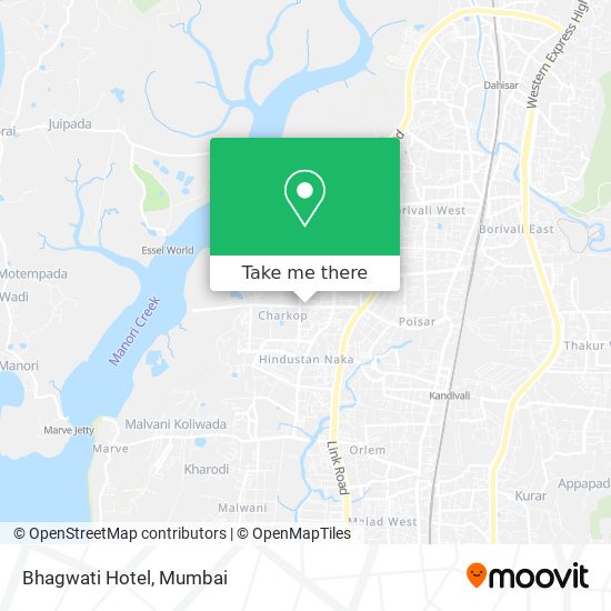 Bhagwati Hotel map