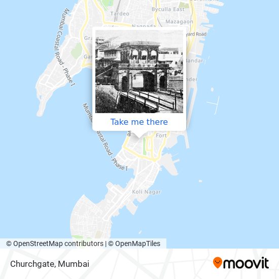 Churchgate map