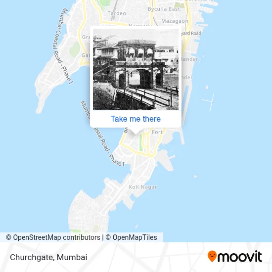 Churchgate map