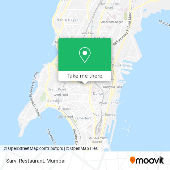 Sarvi Restaurant map