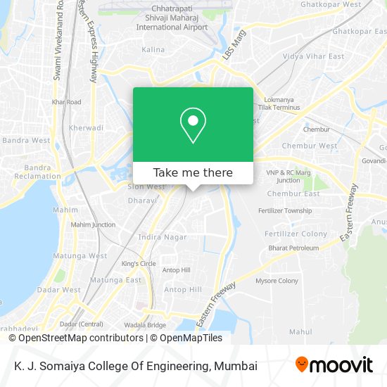 K. J. Somaiya College Of Engineering map