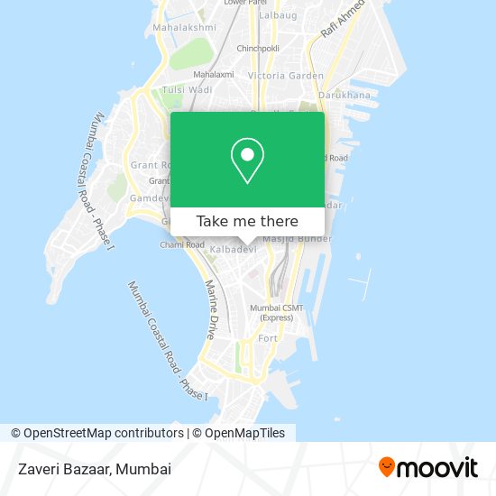 Zaveri Bazaar map