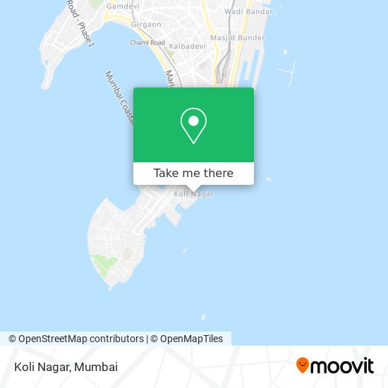 Koli Nagar map