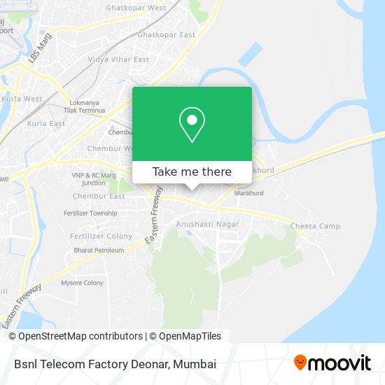 Bsnl Telecom Factory Deonar map