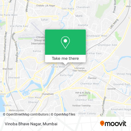 Vinoba Bhave Nagar map