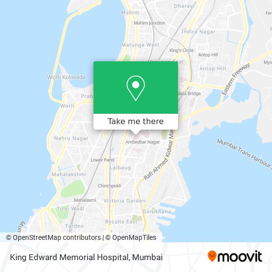 King Edward Memorial Hospital map