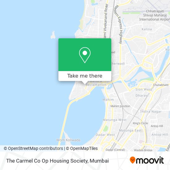 The Carmel Co Op Housing Society map