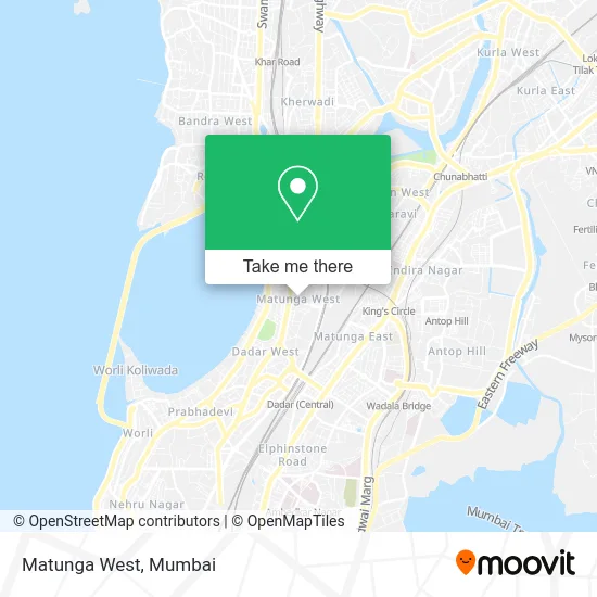 Matunga West map