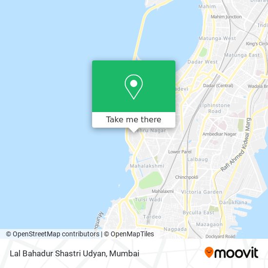 Lal Bahadur Shastri Udyan map