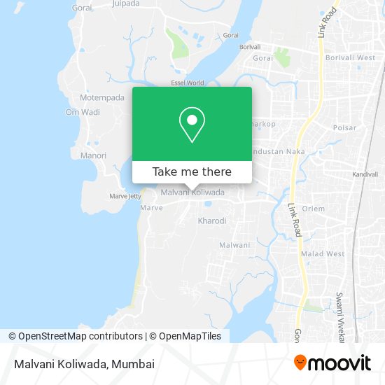 Malvani Koliwada map