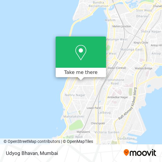 Udyog Bhavan map