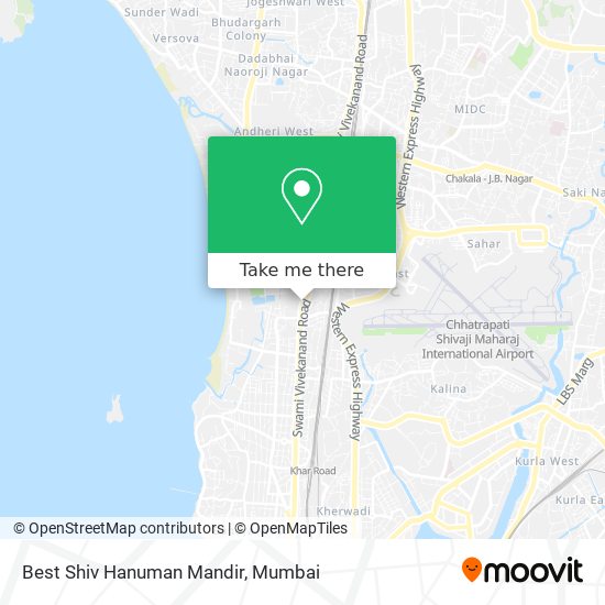 Best Shiv Hanuman Mandir map