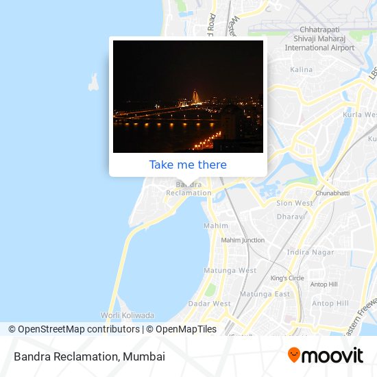 Bandra Reclamation map