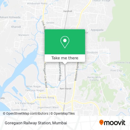 Goregaon Railway Station map