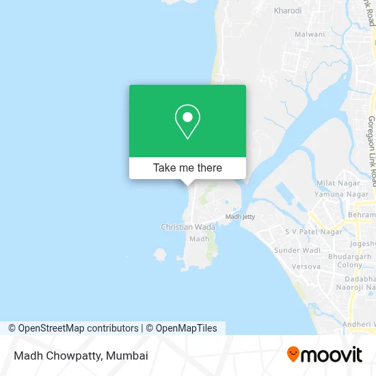 Madh Chowpatty map