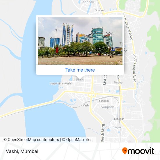 Vashi map