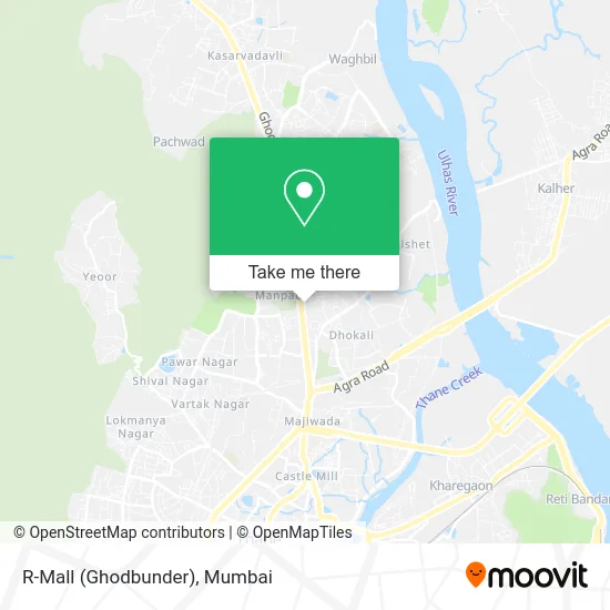 R-Mall (Ghodbunder) map