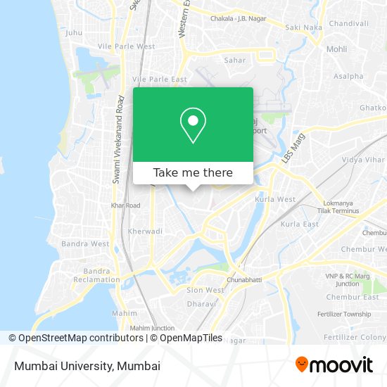 Mumbai University map