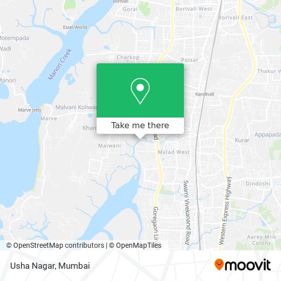 Usha Nagar map