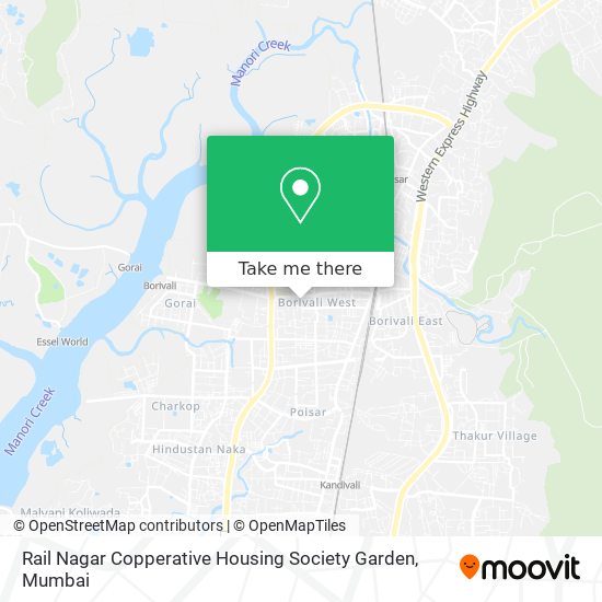 Rail Nagar Copperative Housing Society Garden map