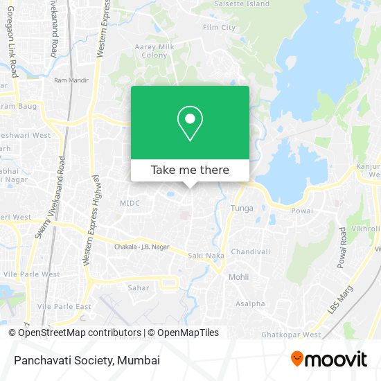 Panchavati Society map