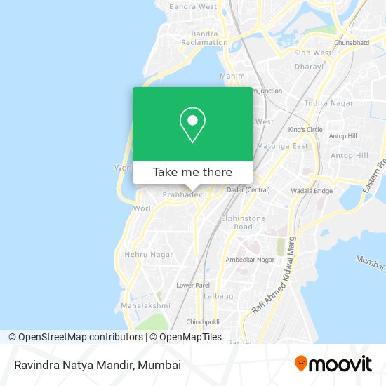 Ravindra Natya Mandir map
