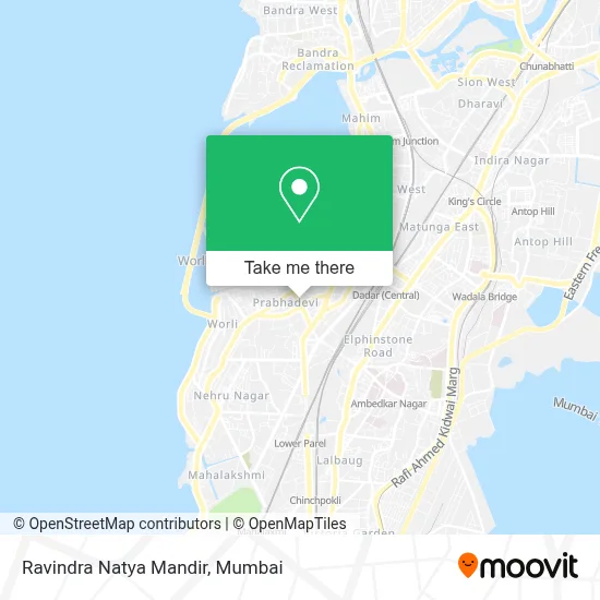 Ravindra Natya Mandir map