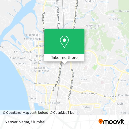 Natwar Nagar map