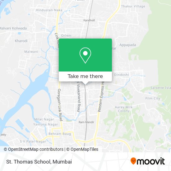 St. Thomas School map