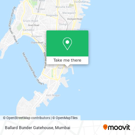 Ballard Bunder Gatehouse map