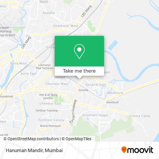 Hanuman Mandir map