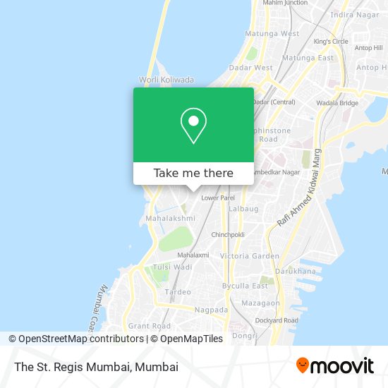 The St. Regis Mumbai map