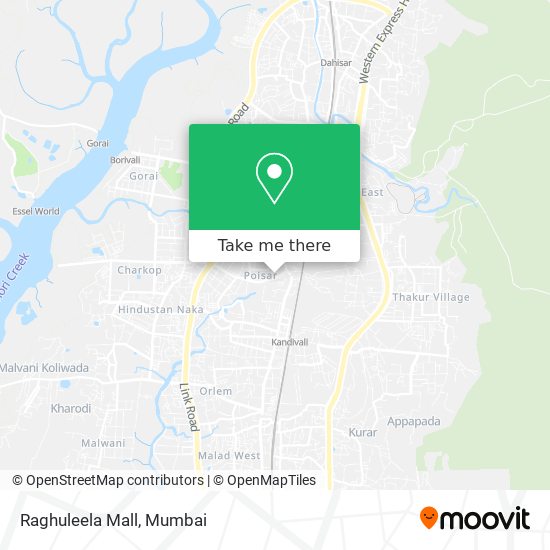 Raghuleela Mall map