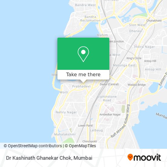 Dr Kashinath Ghanekar Chok map