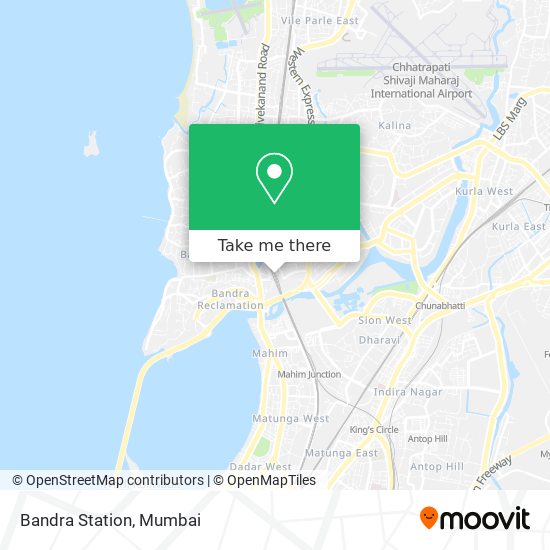 Bandra Station map