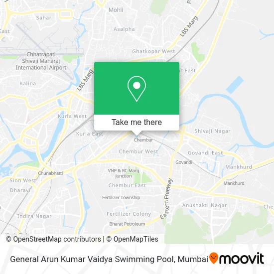 General Arun Kumar Vaidya Swimming Pool map