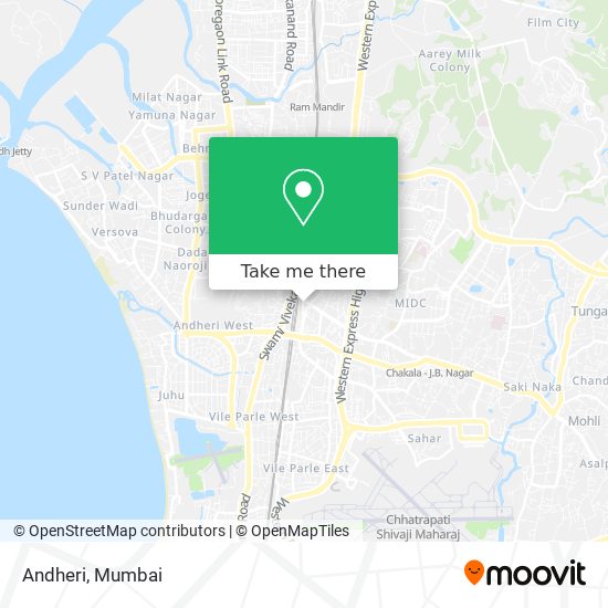 Andheri map