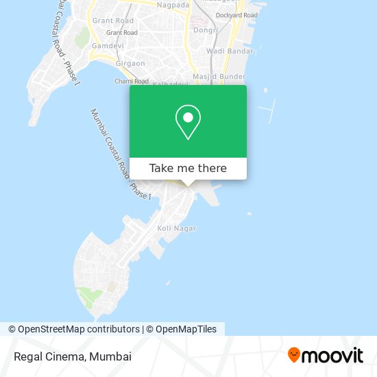 Regal Cinema map