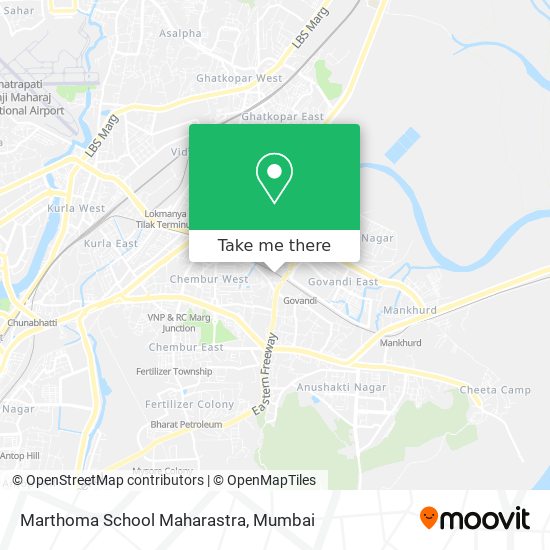 Marthoma School Maharastra map